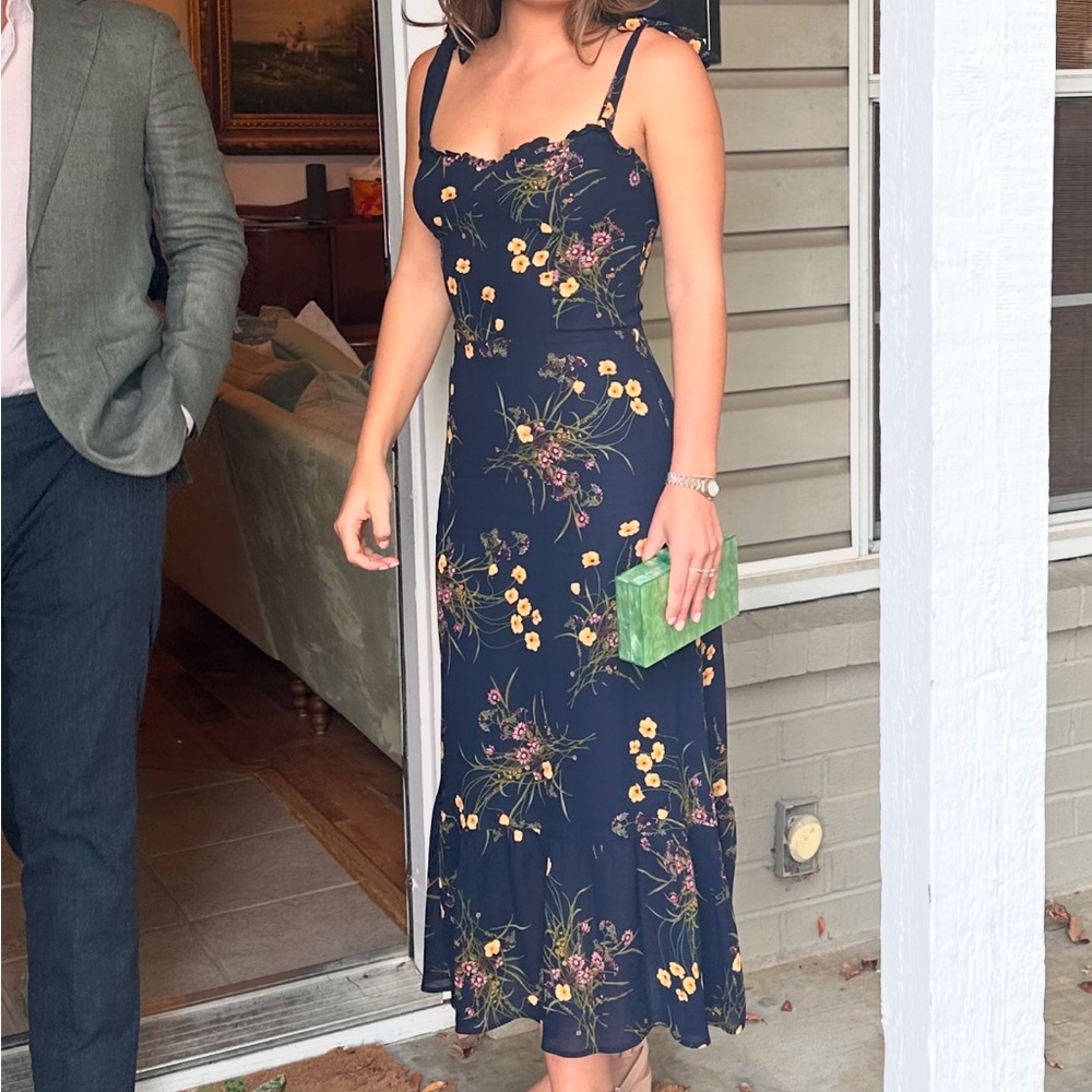 Reformation floral maxi dress